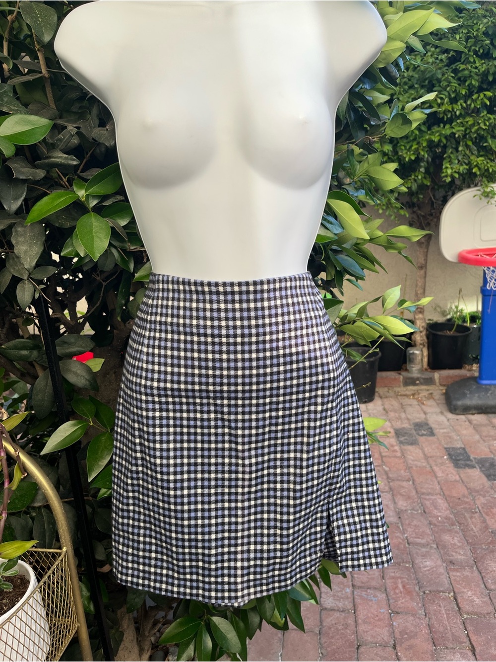 Plaid Preppy A-Line Mini Skirt